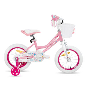 Detský bicykel Joystar Angel 14" s košíkom a kolieskami • 91-119 cm svetlo ružová Detský bicykel Joystar Angel 14" s košíkom a kolieskami • 91-119 cm svetlo ružová
