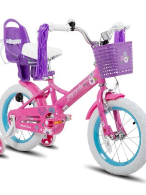 Detský bicykel Joystar Little Daisy 12" • 82-105 cm svetlo ružová
