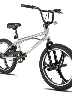 BMX bicykel Hiland Redeem Ultimate 20" strieborná