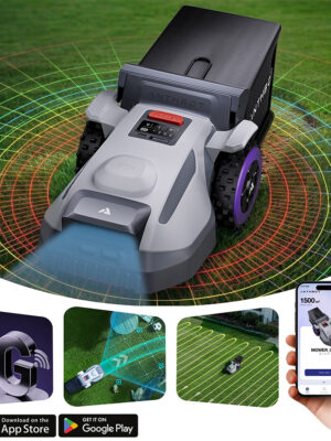 Bezdrôtová robotická kosačka Anthbot N8 (1500 m²) so zberačom lístia