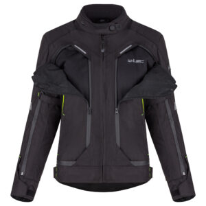 Dámska moto bunda W-TEC Progair Lady čierna-fluo - 4XL