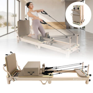 Pilates reformer inSPORTline Comfolder EVO béžová Pilates reformer inSPORTline Comfolder EVO béžová