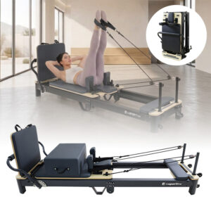 Pilates reformer inSPORTline Comfolder EVO antracit