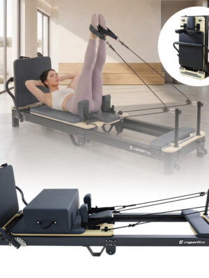 Pilates reformer inSPORTline Comfolder EVO antracit