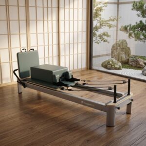 Pilates reformer inSPORTline Oquiler zeleno-modrá Pilates reformer inSPORTline Oquiler zeleno-modrá