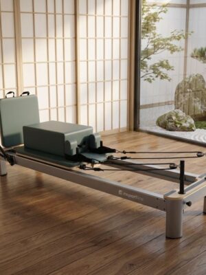 Pilates reformer inSPORTline Oquiler zeleno-modrá