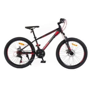 Juniorský bicykel Canull XC 240 24" - model 2026 čierna/červená - S (135-161 cm) Juniorský bicykel Canull XC 240 24" - model 2026 čierna/červená - S (135-161 cm)