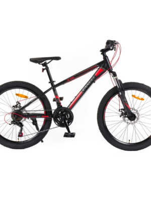 Juniorský bicykel Canull XC 240 24" - model 2026 čierna/červená - S (135-161 cm) Juniorský bicykel Canull XC 240 24" - model 2026 čierna/červená - S (135-161 cm)