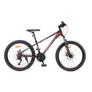 Juniorský bicykel Canull XC 241 24" - model 2026 čierna/červená - S (135-161 cm) Juniorský bicykel Canull XC 241 24" - model 2026 čierna/červená - S (135-161 cm)