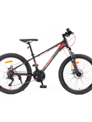 Juniorský bicykel Canull XC 241 24" - model 2026 čierna/červená - S (135-161 cm) Juniorský bicykel Canull XC 241 24" - model 2026 čierna/červená - S (135-161 cm)