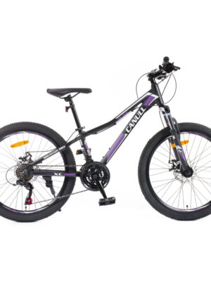 Juniorský bicykel Canull XC 241 24" - model 2026 čierna/fialová - S (135-161 cm) Juniorský bicykel Canull XC 241 24" - model 2026 čierna/fialová - S (135-161 cm)