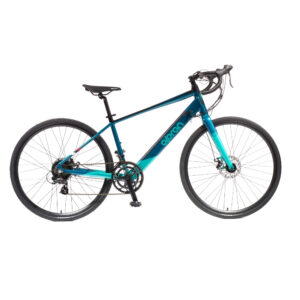 Gravel elektrobicykel Olpran e-Gravel 28" 360Wh - model 2026 • dojazd až 90 km modro-tyrkysová - 17" (155-175 cm)