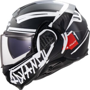 Preklápacia prilba LS2 FF910 Advant II Tape Black P/J 3XL (65-66)