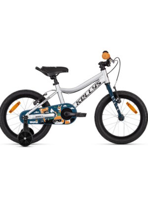 Detský bicykel KELLYS Wasper Neo 16" - model 2026 • 100-110 cm Silver - 9" (100-110 cm)