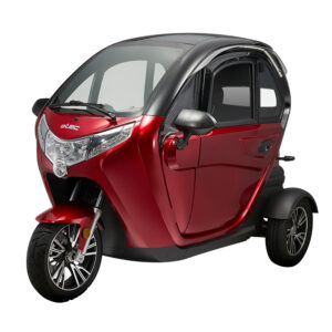 Elektrická trojkolka so strechou W-TEC Tukago - 25 km/h • až 50km dojazd červená Elektrická trojkolka so strechou W-TEC Tukago - 25 km/h • až 50km dojazd červená