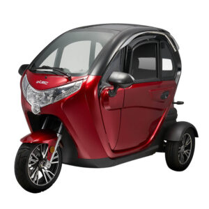 Elektrická trojkolka so strechou W-TEC Tukago • 45km/h • až 50km dojazd červená