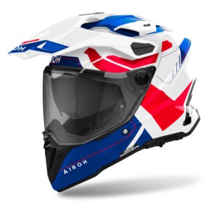 Moto prilba Airoh Commander 2 Reveal lesklá modrá/červená 3XL (64) Moto prilba Airoh Commander 2 Reveal lesklá modrá/červená 3XL (64)