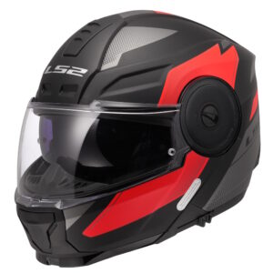 Výklopná moto prilba LS2 FF902 Scope II Duria Black Red 3XL (65-66) Výklopná moto prilba LS2 FF902 Scope II Duria Black Red 3XL (65-66)
