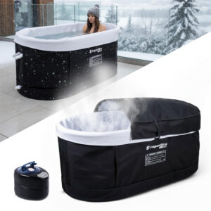 Prenosná otužovacia vaňa inSPORTline FrostPeace 380 l s naparovacím systémom Prenosná otužovacia vaňa inSPORTline FrostPeace 380 l s naparovacím systémom