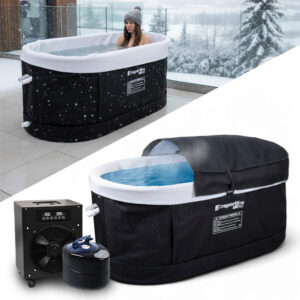 Prenosná otužovacia vaňa inSPORTline FrostPeace - 380 l s termoregulačným a naparovacím systémom Prenosná otužovacia vaňa inSPORTline FrostPeace - 380 l s termoregulačným a naparovacím systémom